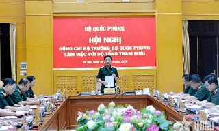 Đại tướng Phan Văn Giang chỉ đạo triển khai kế hoạch tác chiến “Vòm phòng không bền vững”